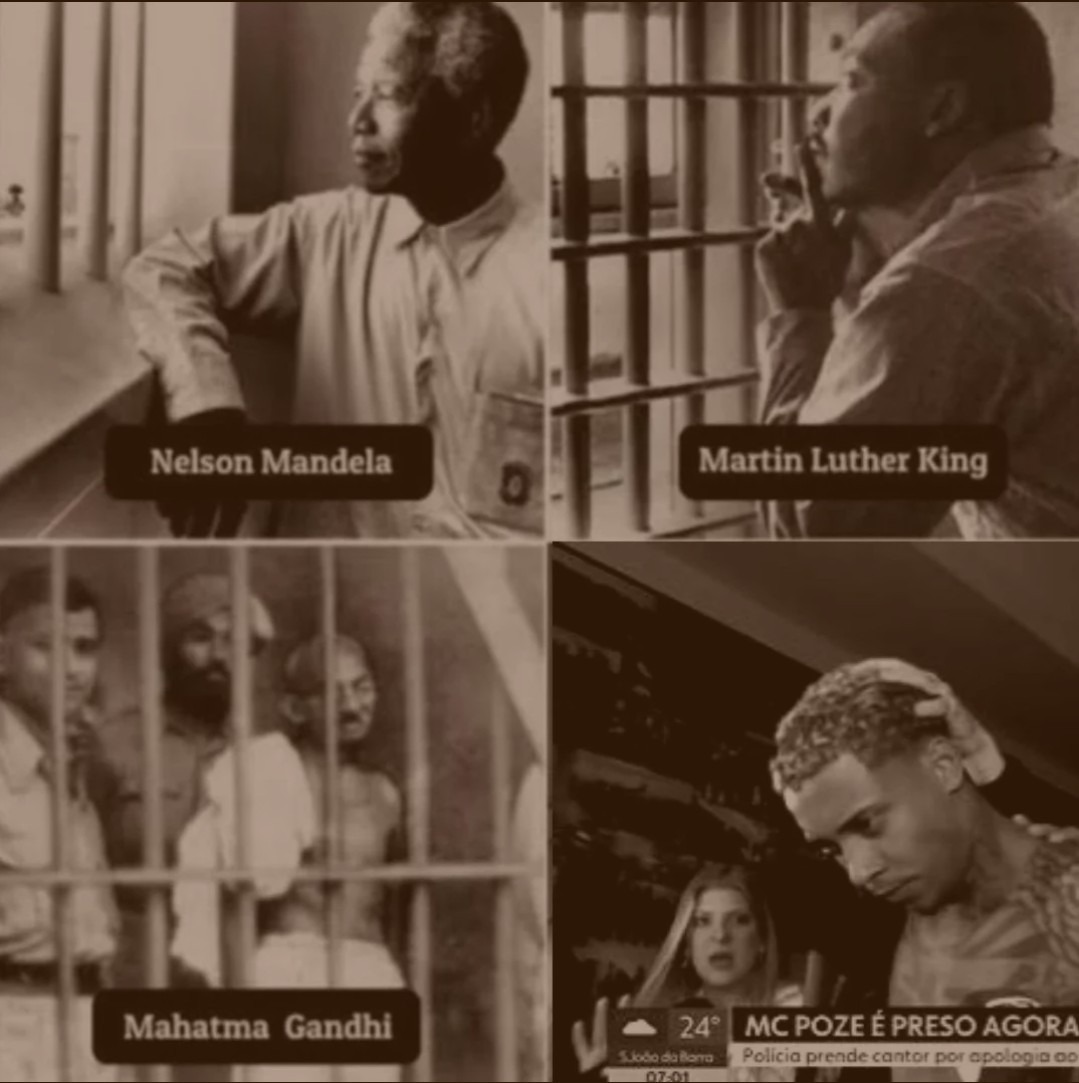 Grandes líderes da humanidade - meme