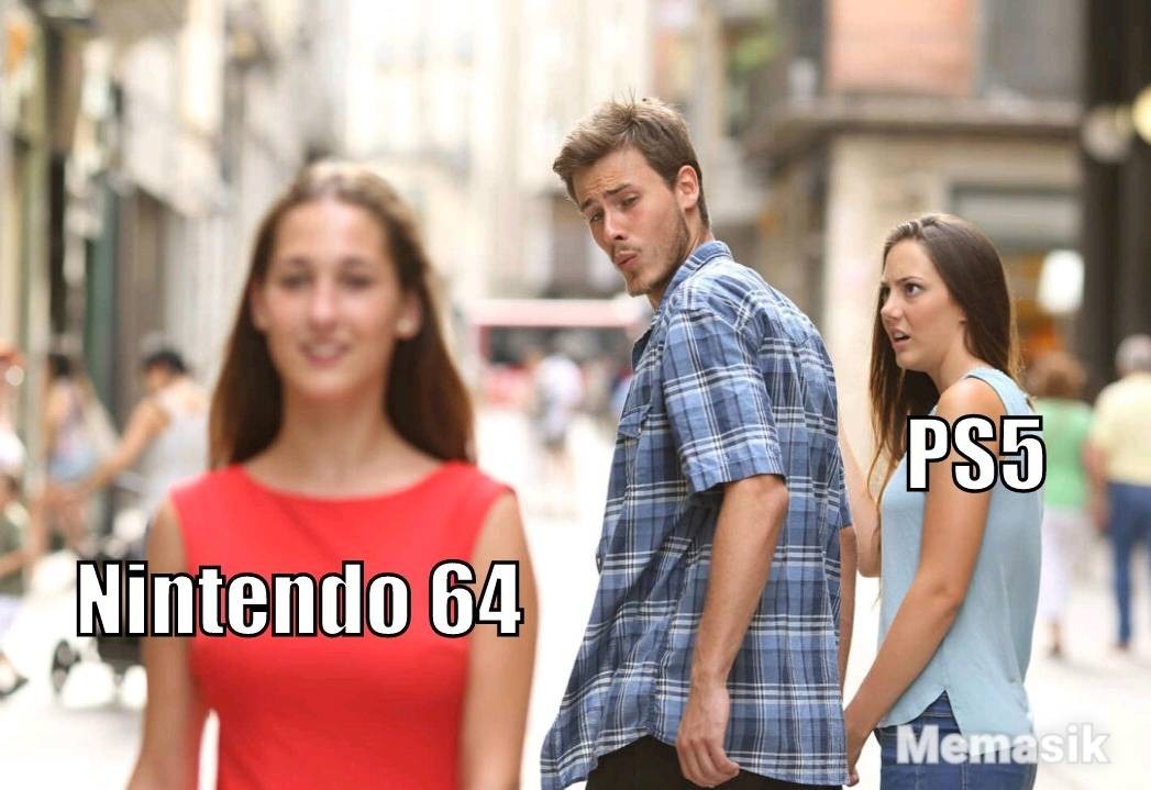 Old consoles are better - meme
