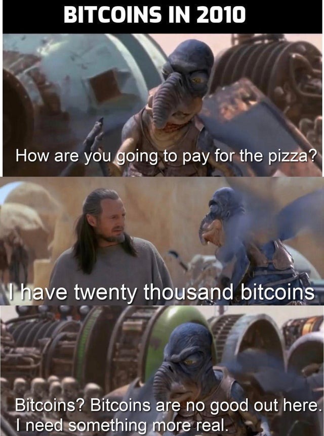 Bitcoin Pizza - meme