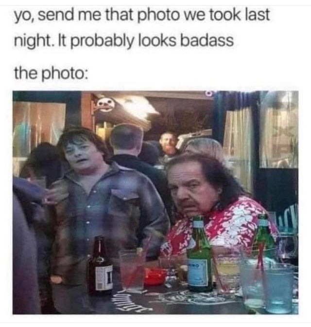 Party photos - meme