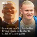 An animated version of the Norweigan striker will become the Barbarian King