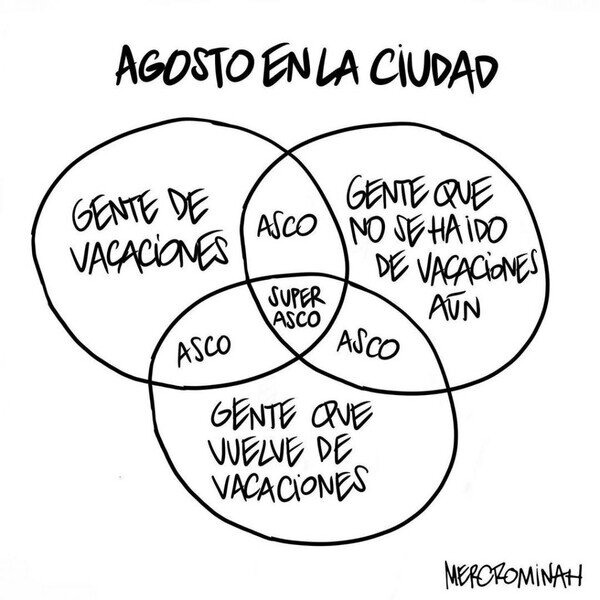 Meme de agosto en la ciudad