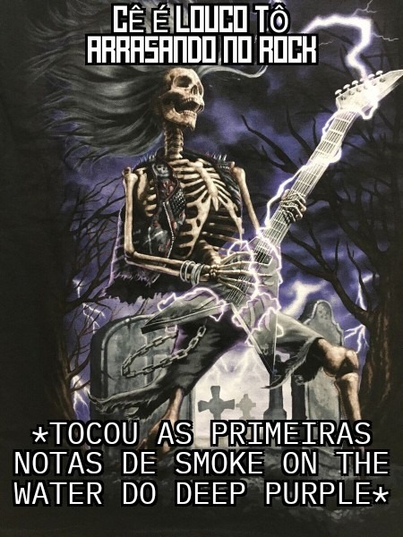 Ao menos esse toca uma música decente - meme