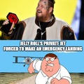 Jerry Roll emergency landing meme after the CMT Awards