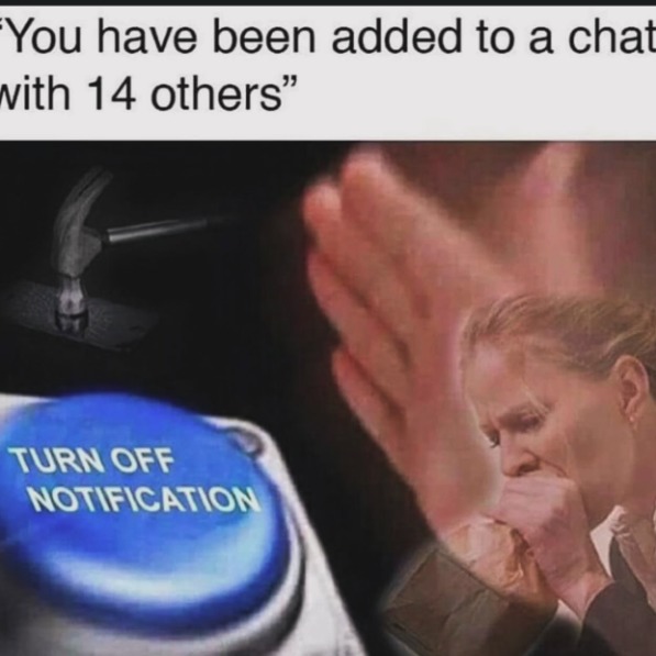 or just mute it - meme