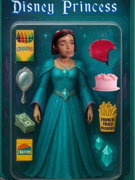 Princesa Disney nivel: crayones fritos - meme