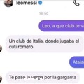 Conversación real con Messi