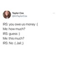 IRS be like