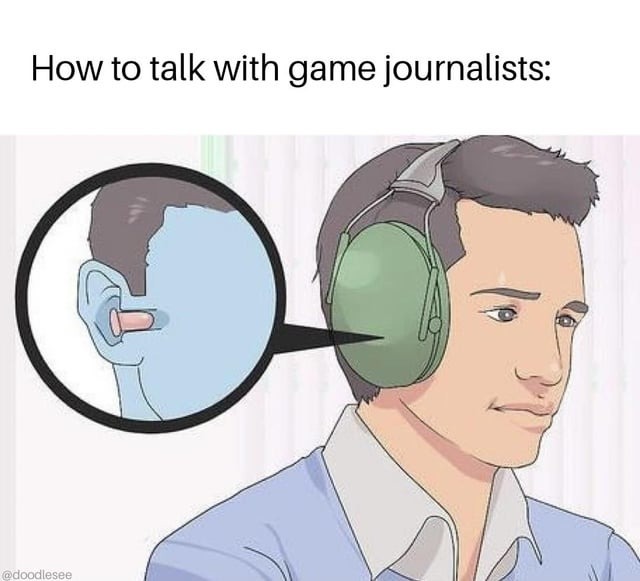 Game journalist meme