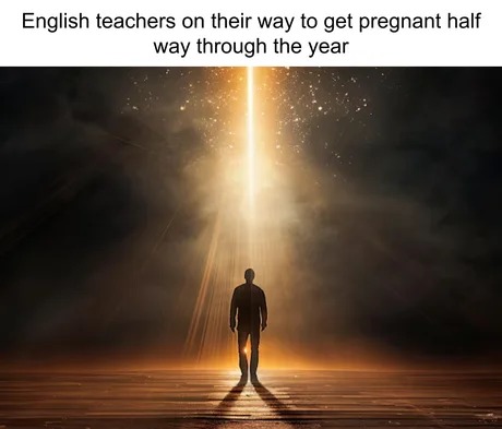 English teacher path - meme