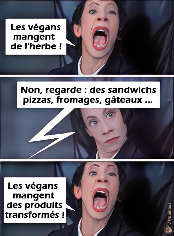 Les végans mangent de l'herbe - meme