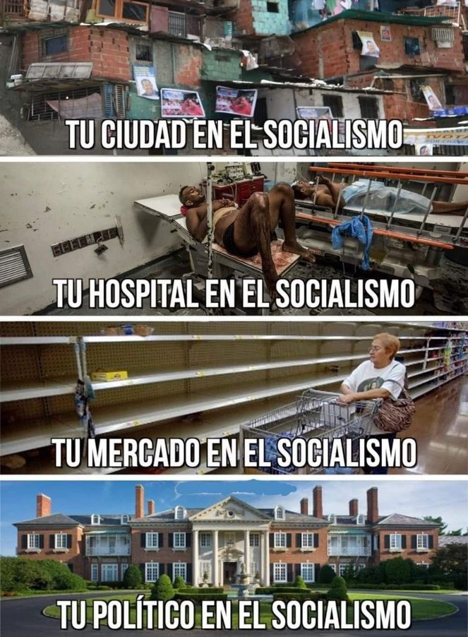 no al socialismo - meme