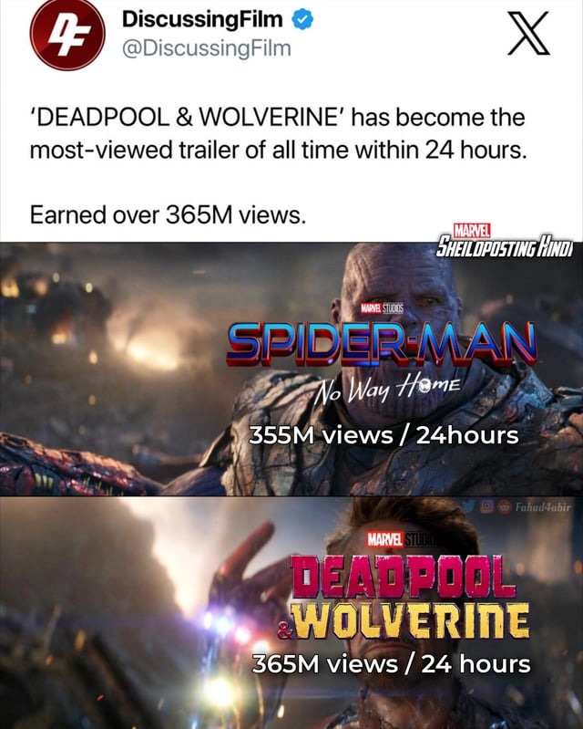 Deadpool & Wolverine trailer meme