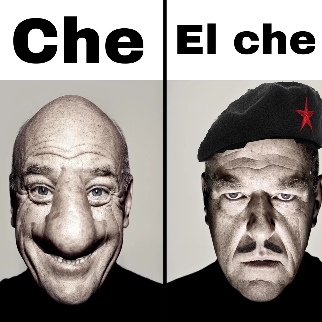 Che boludo (a) - meme