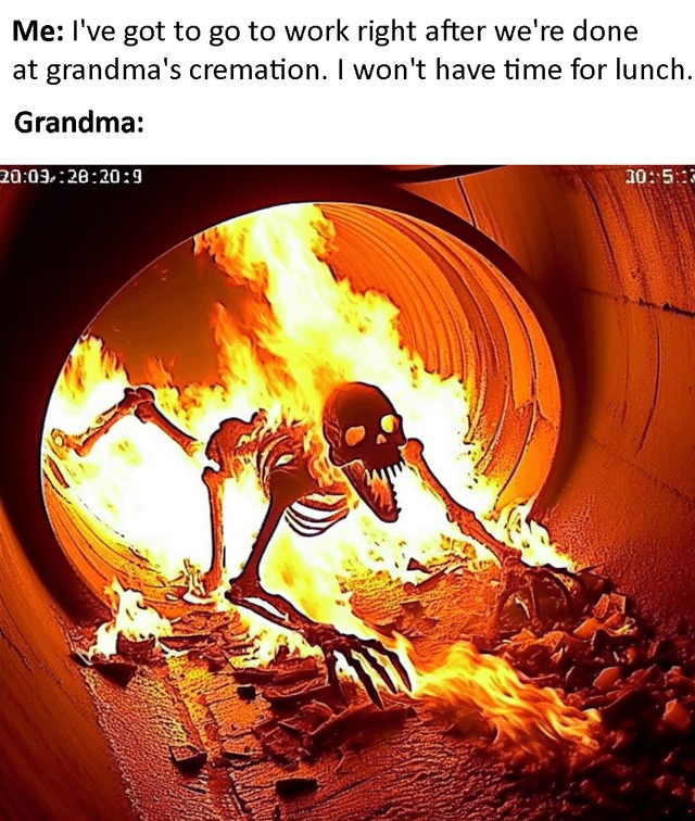 Grandma will always be there - meme