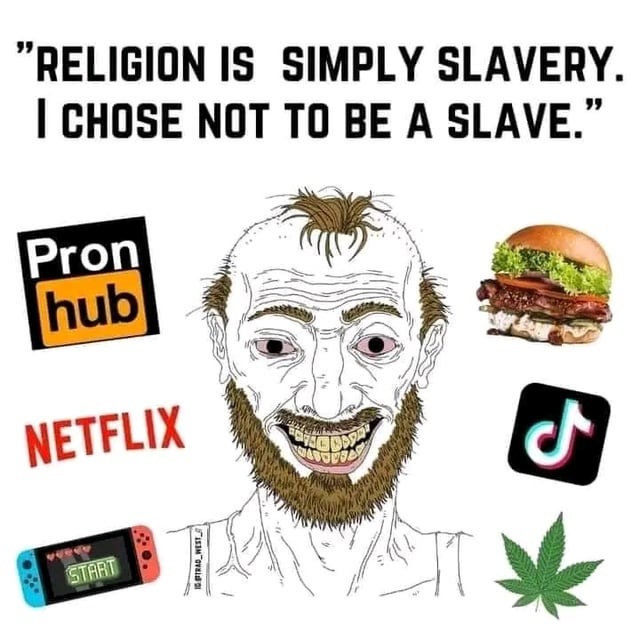 "I'm not a slave" - meme