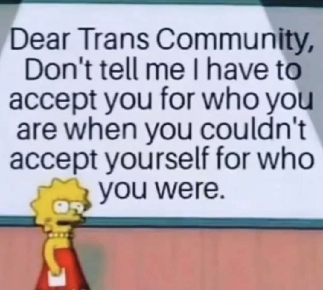 And i dont give a flying fuck if "they/them" accept me - meme