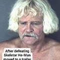 He now makes meth with Man-at-Arms
