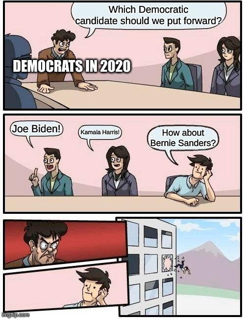They hated Bernie - meme
