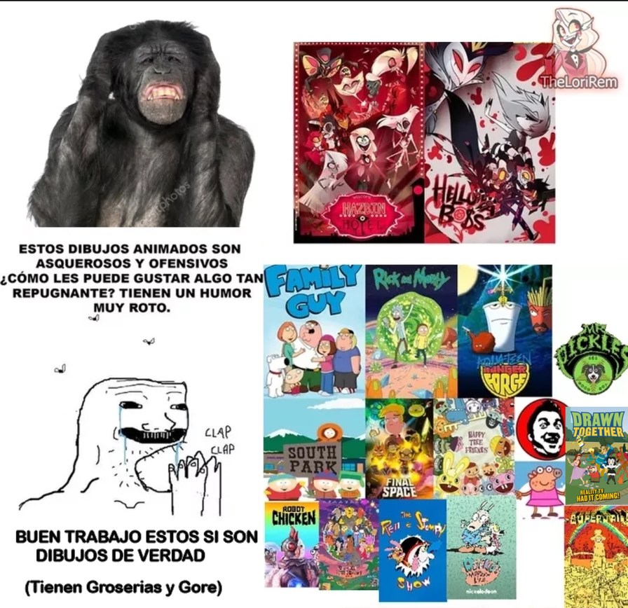grande TheLoriRem, mencionando a los maricadroiders - meme