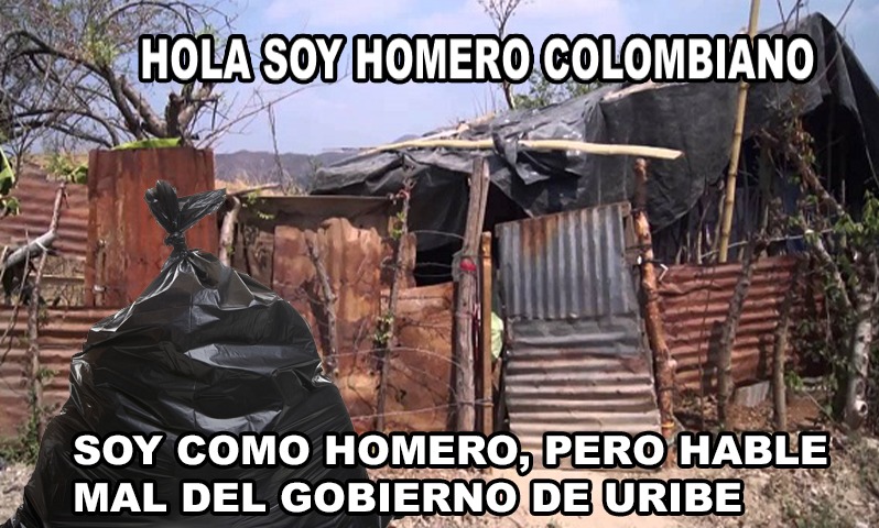 Hola soy homero colombiano - meme