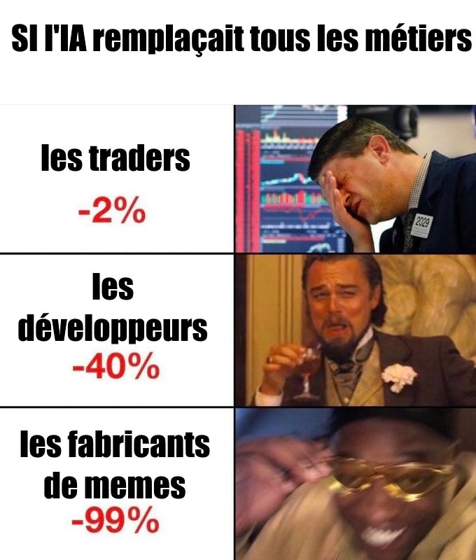 Oui on fabrique bien des choses (et je suis dev donc je suis touché 2fois) - meme