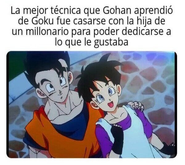 gohan modo genio - meme