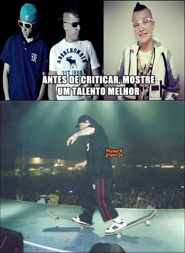 Até Bater Palma é um talento maior! - meme