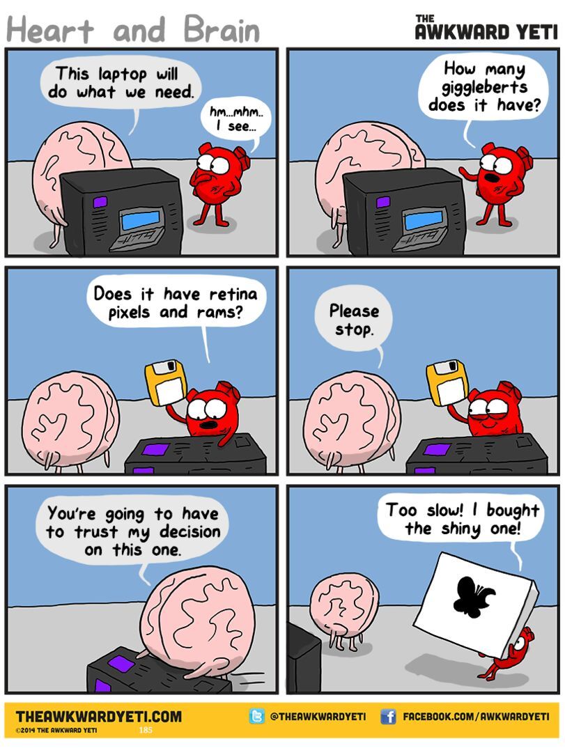 heart vs brain - Meme by mustafatopi :) Memedroid