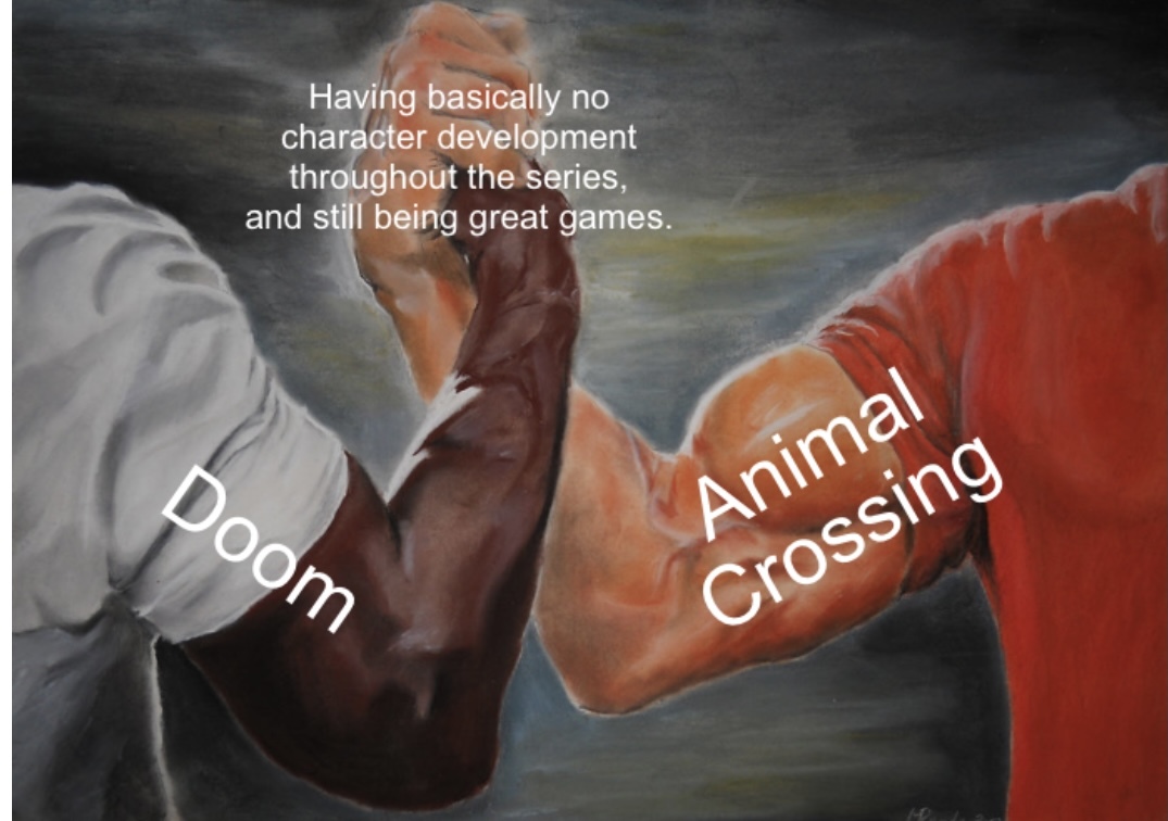 Doom and Animal Crossing - meme
