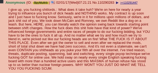 4chan beats the CIA... Like minded individuals ARE powerful against (((them))) - meme
