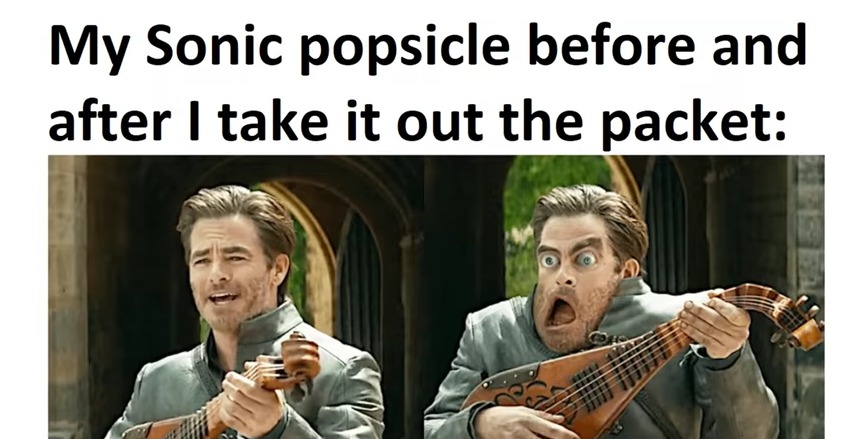 Sonic popsicle - meme