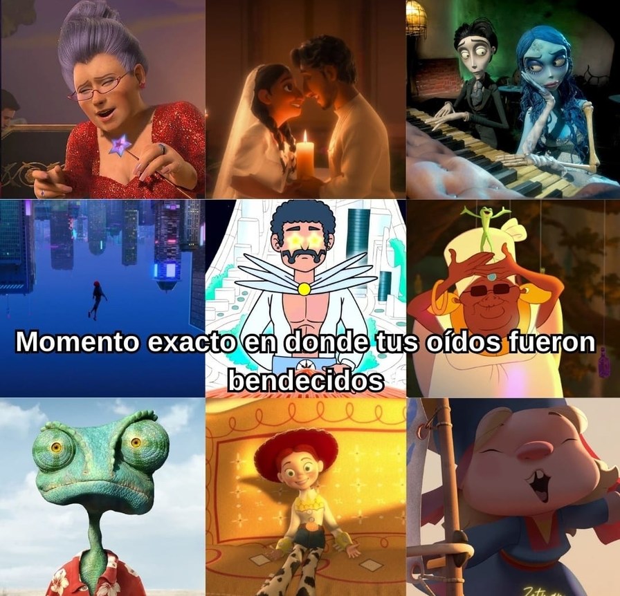 temones de la animación - meme