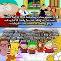 South Park, Family Guy, The Simpsons and King of the HIll