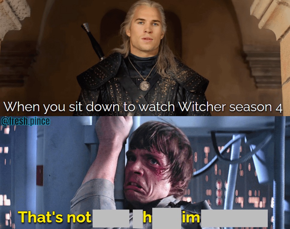 The Witcher season 4 meme