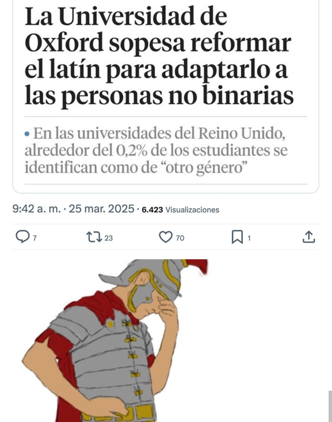 Oxford a punto de latinizar el 'elle' - meme
