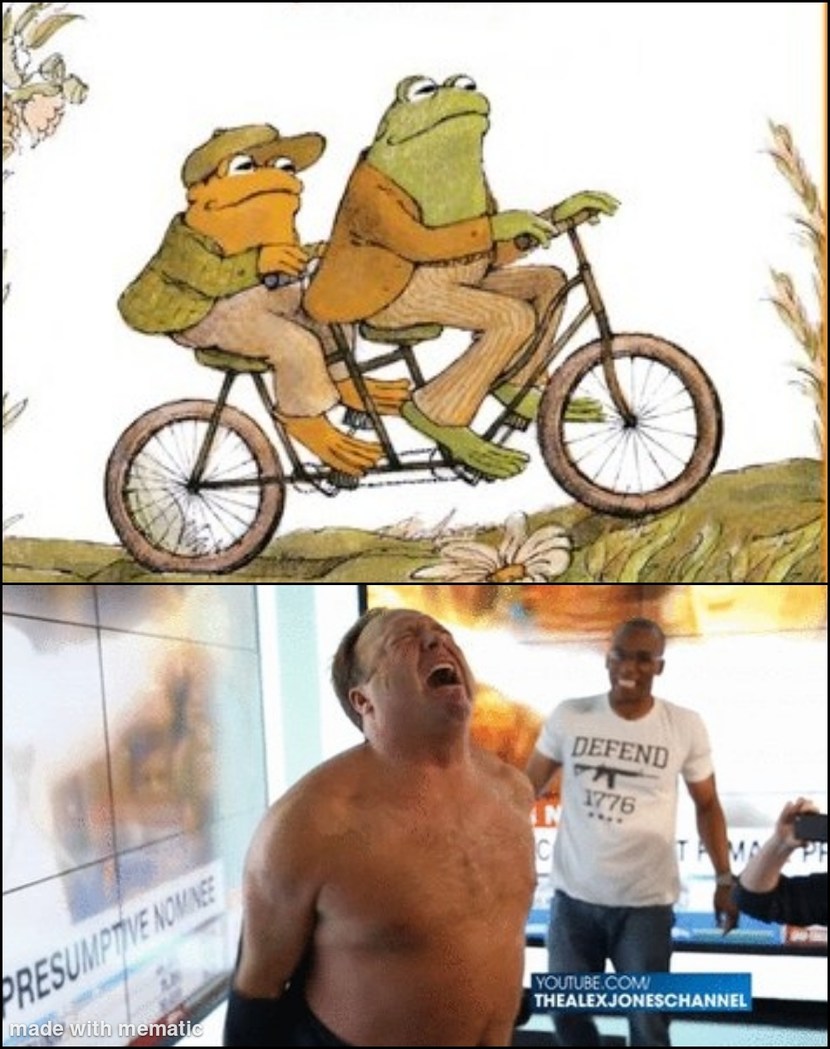 Frogs Gay - meme