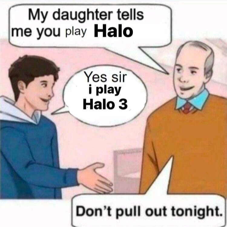 Title wishes 343 never took hold of Halo - meme