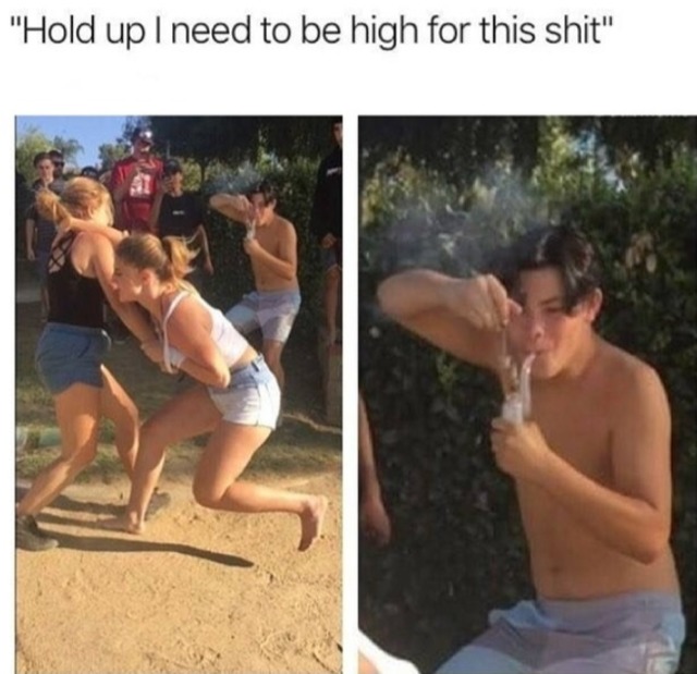 need to be high - meme