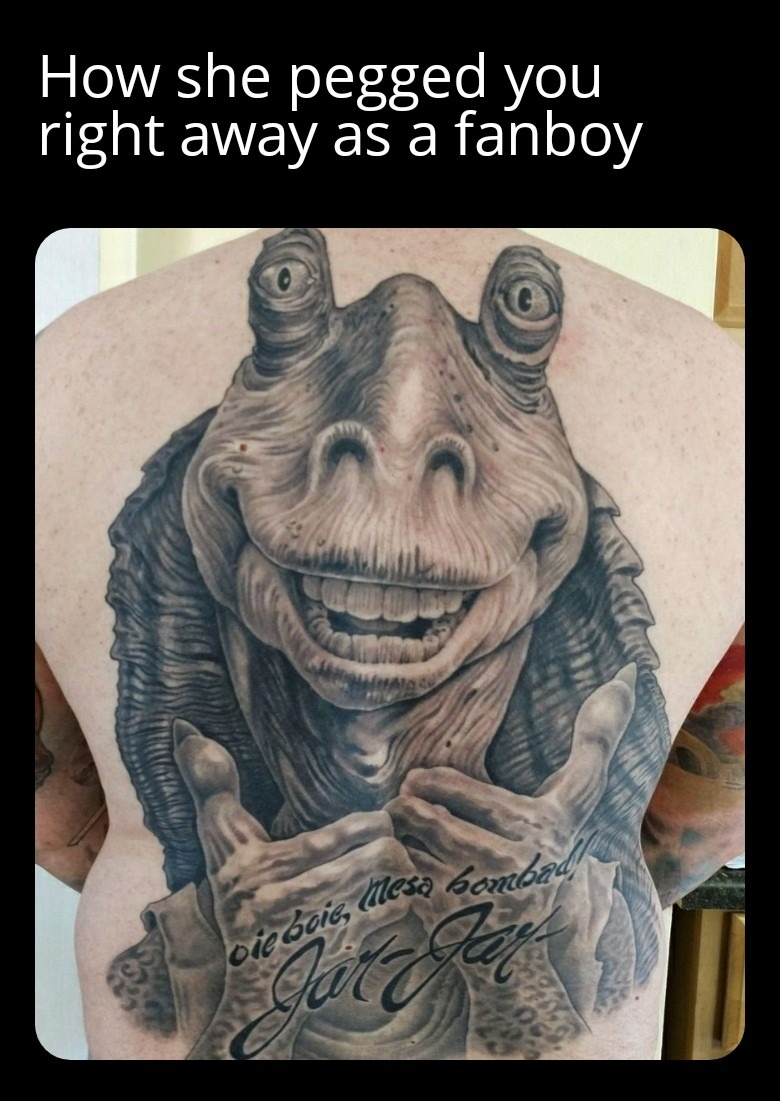 Meesa watch her spit on your back - meme