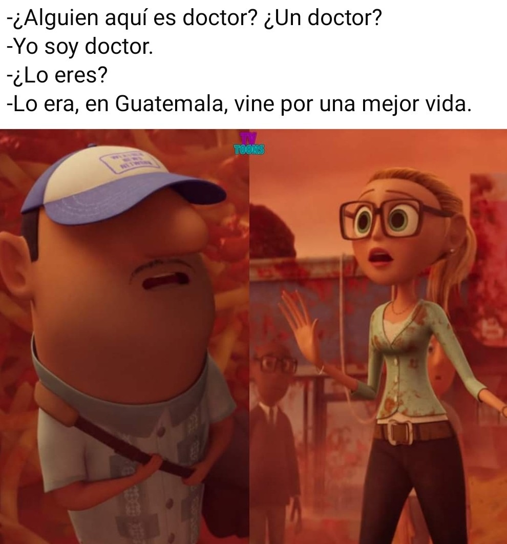 Triste realidad de los migrantes - meme