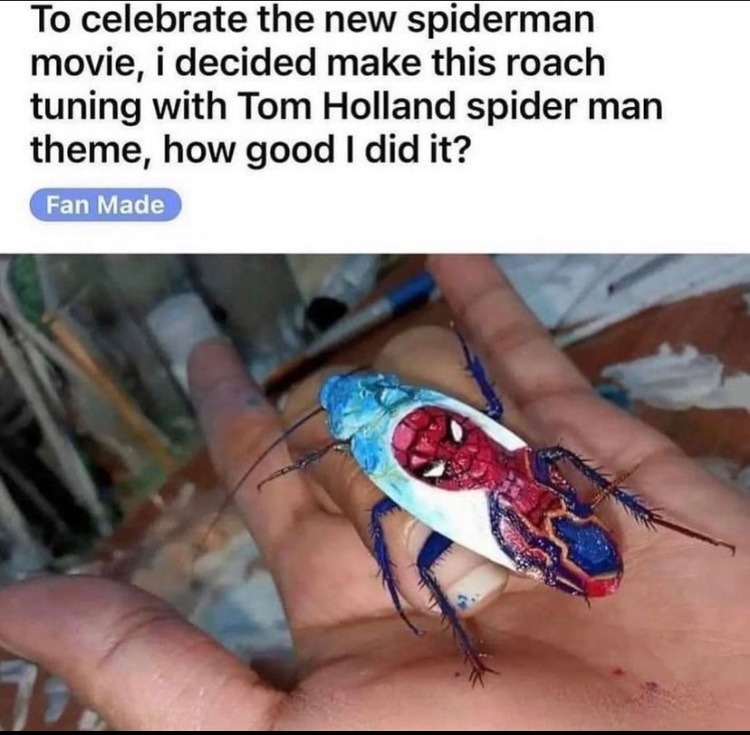 spiderroach - meme