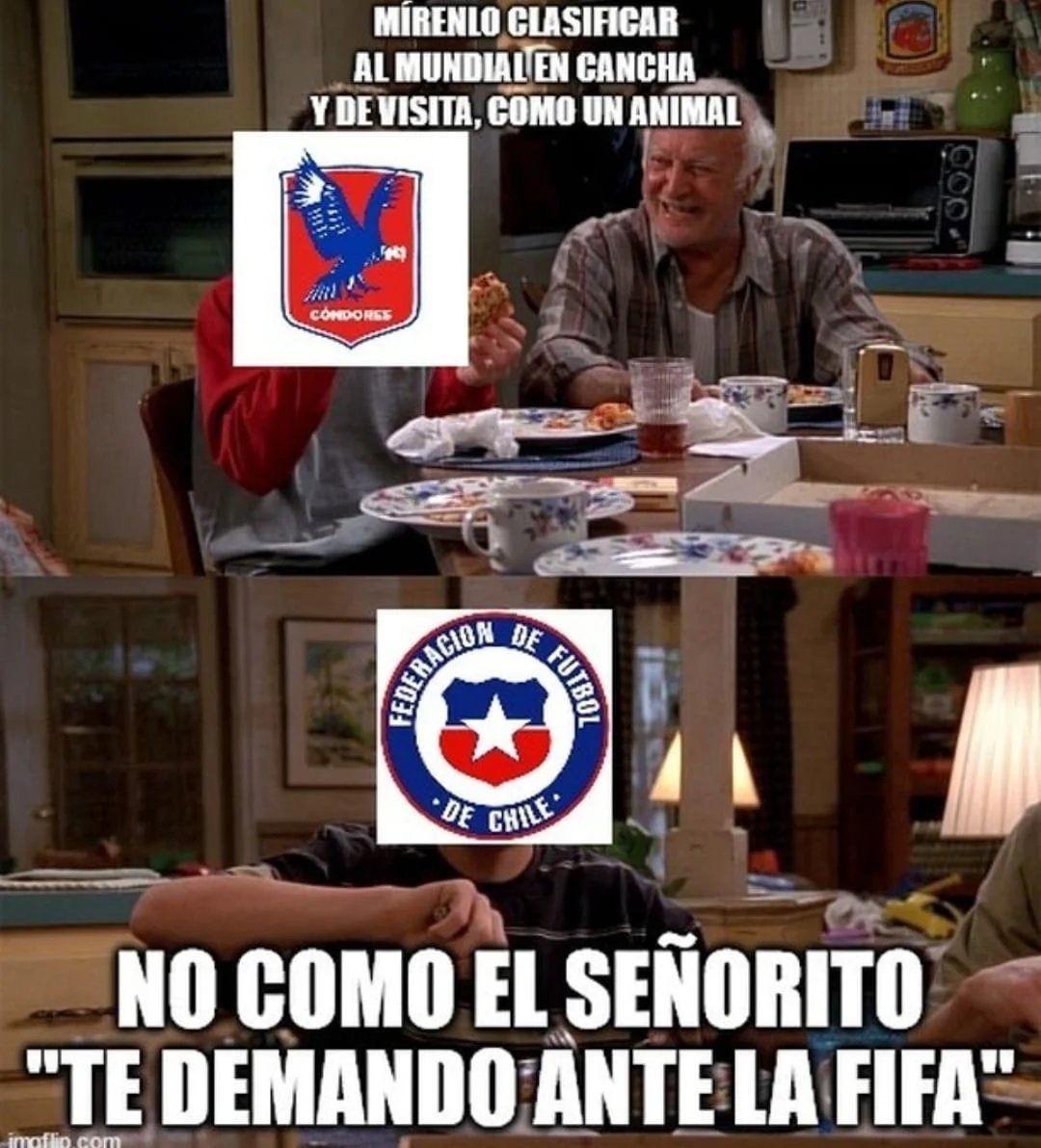 The virgin selección chilena vs The chad selección chilena (creditos a u/Jackquesz) - meme