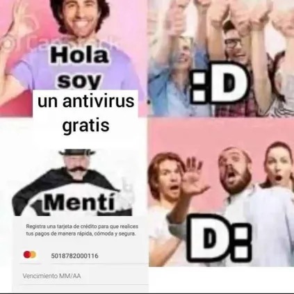 Título lleno de virus - meme