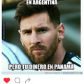 Messi confundido