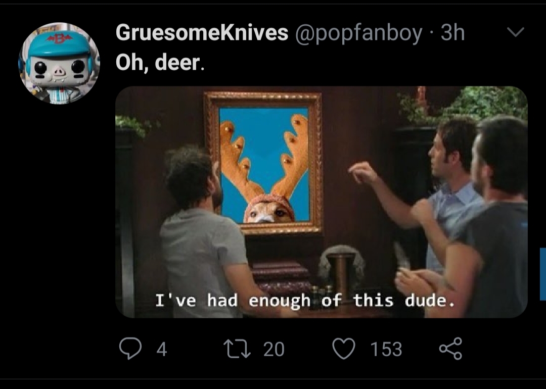 Poor deer - meme