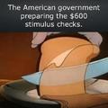 The American government preparing the &600 stimulus checks