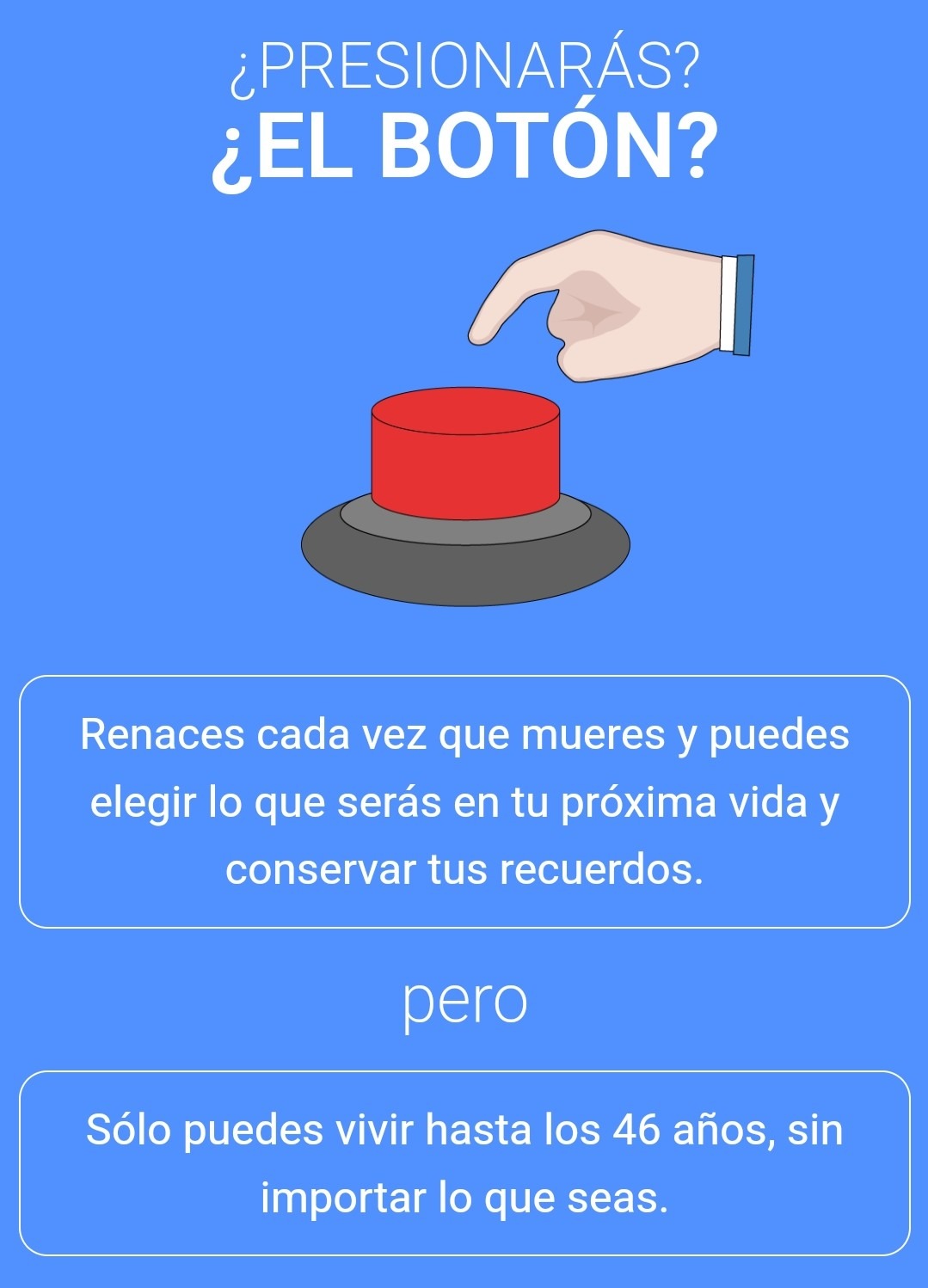 Tocariais el botón? - meme