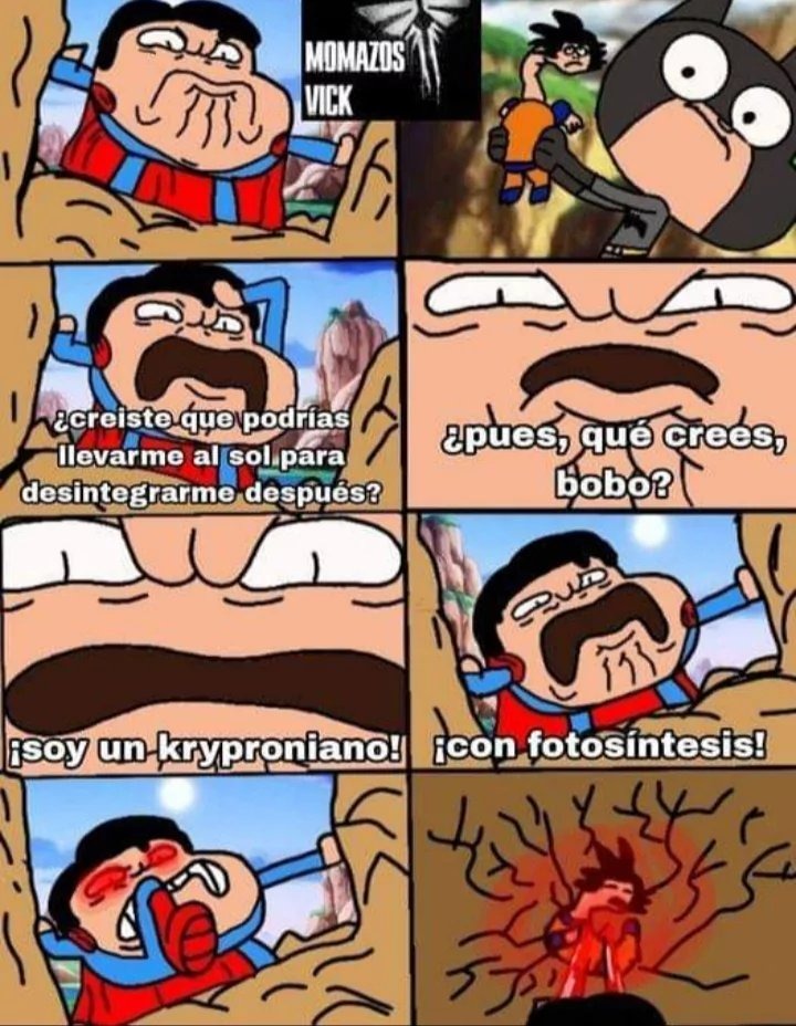 Mentira el superman lo invitaria a comer pizza antes de barrer su verso (no sé no veo sus comic's) - meme