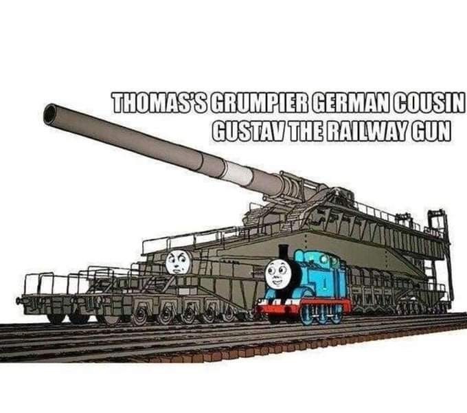 Not so friendly train - meme